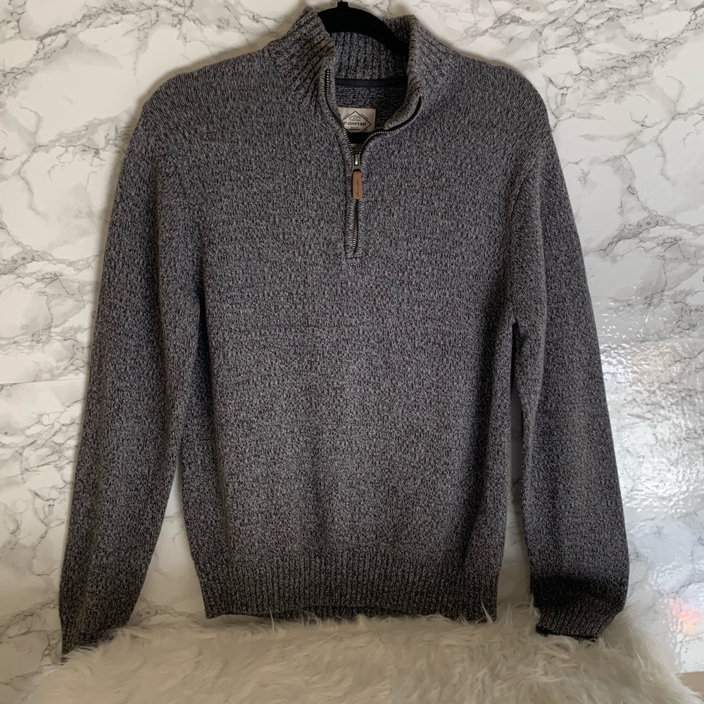 Mens Half Zip Sweater— St. Johns Bay
